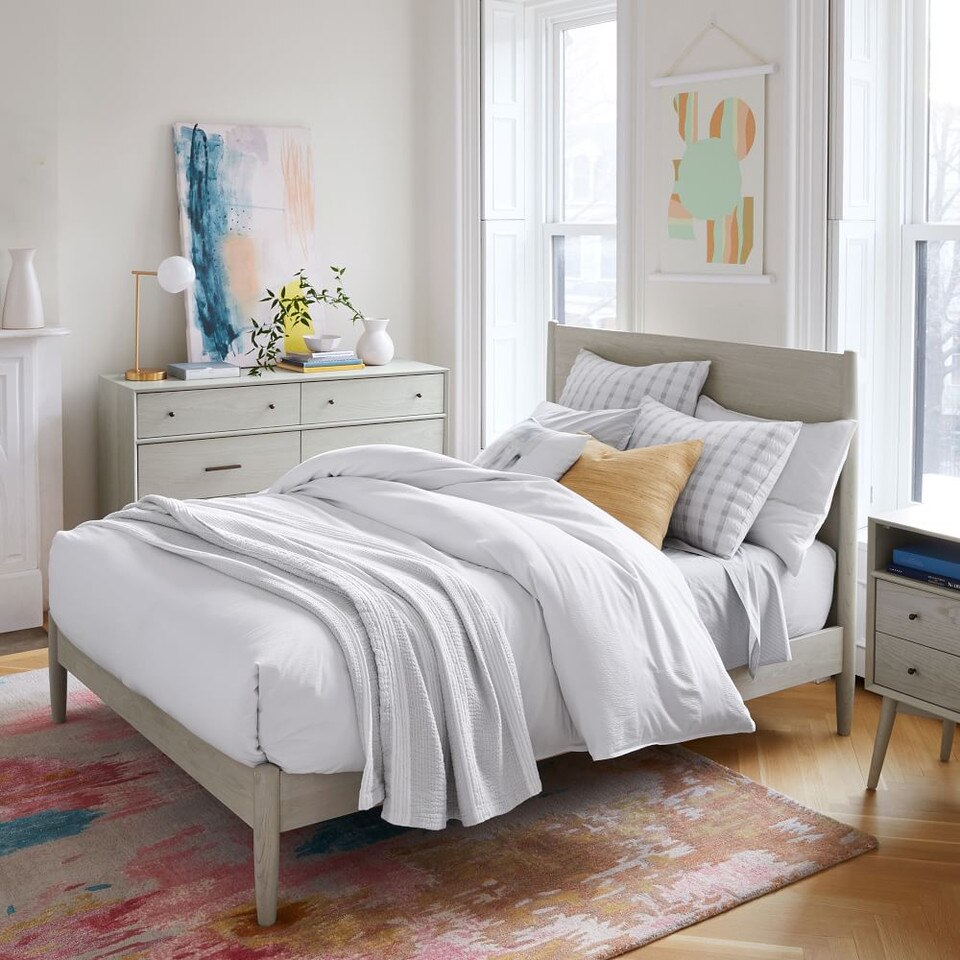 MidCentury Bed Pebble West Elm Australia